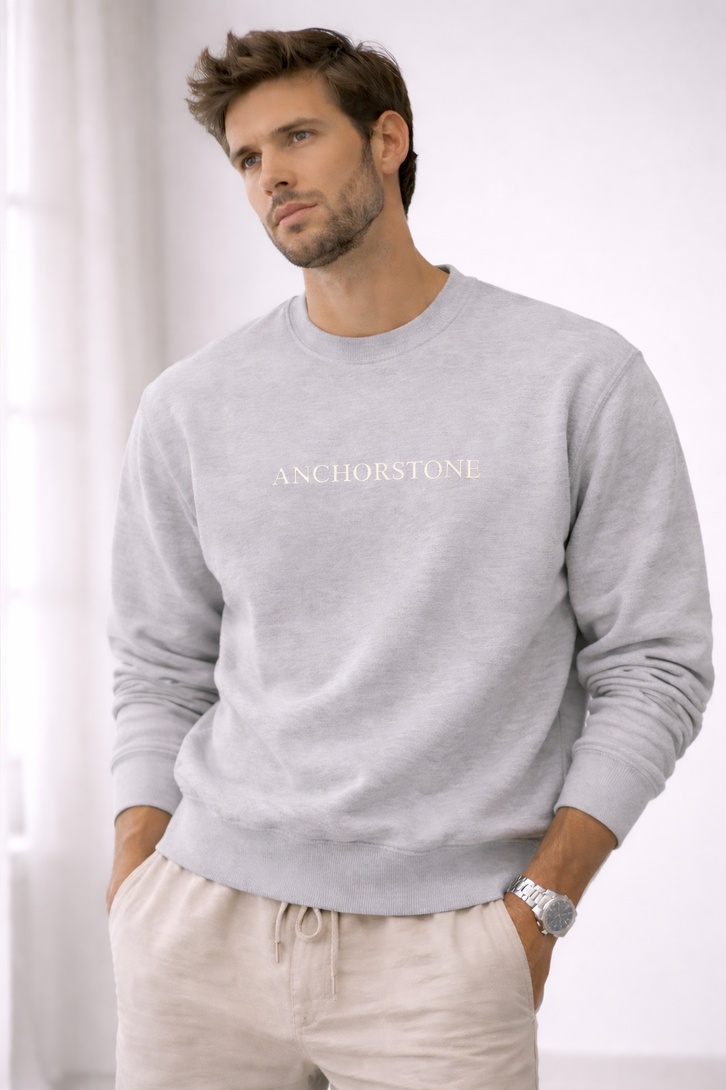 Wordmark Luxury Crew | For Him
