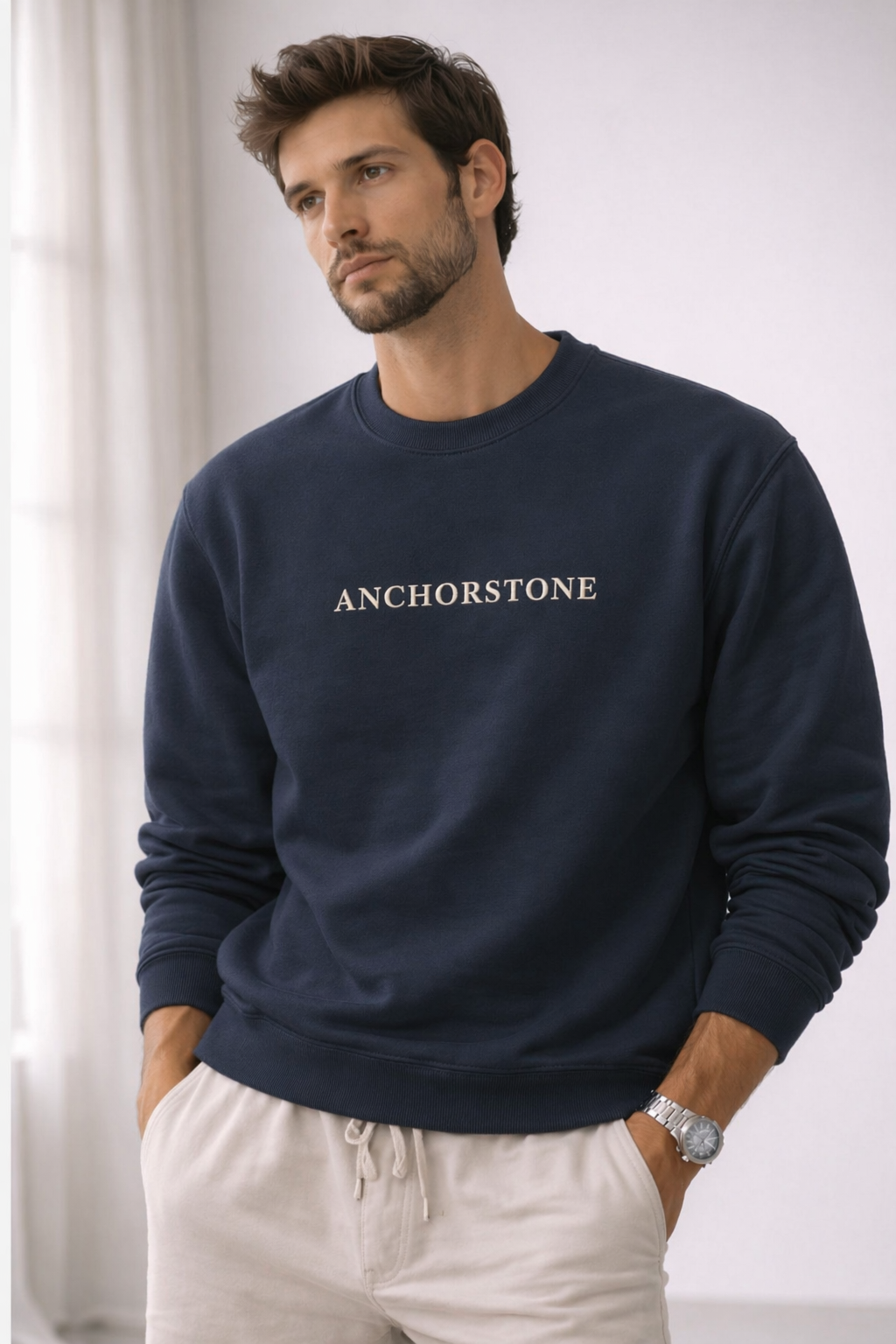 Wordmark Luxury Crew | For Him